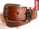 levi s李维斯 钢扣 简约大方棕色牛皮皮带