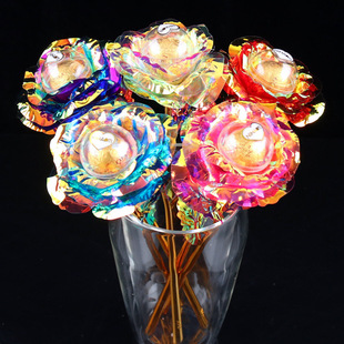 巧克力玫瑰花棒棒糖花束装饰七夕情人节生日礼物零食（代可可脂）