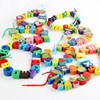 婴幼儿童串珠子穿线绳益智力早教动脑积木玩具小宝宝1-3岁男女孩