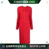 香港直邮Marine Serre 女士 SERRE 海军风红色连衣裙 D159FW22W