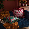 欧式复古田园法式玫瑰荷叶边客厅沙发靠垫花朵抱枕轻奢床头靠枕