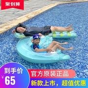 水上沙发浮床充气浮垫大黄鸭小船浮板玩具泳圈漂浮坐骑水床浮排