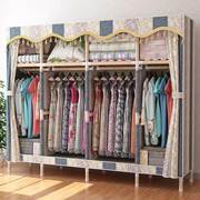 布衣柜(布衣柜)隔板分层架，大号加粗实木，简易衣柜衣橱收纳架子衣架卧室柜子
