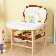 宝宝餐椅子实木儿童吃饭桌椅婴儿餐桌座椅，小p板凳家用bb木质便