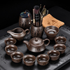 高档紫砂功夫茶具套装办公室用半手工泡茶器整套家用中式茶壶盖碗