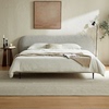 支吾云川软床现代简约主卧双人床，实木排骨架，大床1.8米布艺床