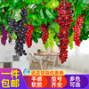 仿真水果葡萄串塑料提子，假水果模型摆件吊顶，植物装饰橱窗道具挂饰
