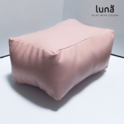 日式简约美甲手枕舒适超软pu软皮质可爱粉色，手垫枕脚枕美甲店专用
