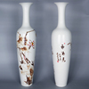 047景德镇陶瓷手绘花瓶珠光釉 瓷器花瓶摆件现代家居摆设 和为贵