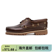 timberland添柏岚男鞋透气低帮牛皮户外休闲手工船鞋30003w宽版