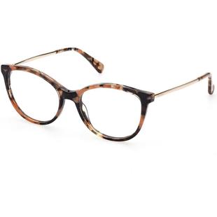 Max Mara女式眼镜架时尚经典偏光豹纹全框蛤蟆镜长脸圆脸
