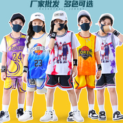儿童24号科比球衣篮球服套装，男幼儿园库里训练男女运动服定制