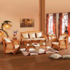 格乐诗藤制沙发组合客厅，家具休闲沙发藤椅，茶几五件套藤编家具