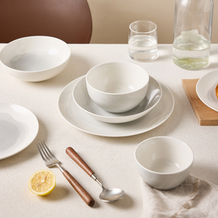亿嘉碗家用陶瓷碗中式餐具轻奢高级感饭碗小碗吃饭碗盘子个人专用