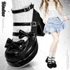 月光使者缤朵原创设计lolita高跟鞋，y2k亚文化朋克哥特玛丽珍单鞋