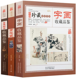 古玩字画 明清瓷器 金佛铜像收藏鉴赏 3册 艺术品收藏图画册集 中国古玩鉴藏 古代陶瓷青铜器收藏辨伪知识文物品鉴收藏鉴赏类书籍