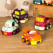 比乐B.Toys回力车婴儿宝宝玩具车儿童惯性滑行耐摔卡通小汽车套装