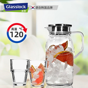 glasslock开水壶耐高温耐热玻璃水壶，家用大容量凉茶壶冷水壶套装