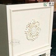 饰品首饰展示柜玻璃柜台中岛展示桌雕花烤漆柜台欧式展示柜柜