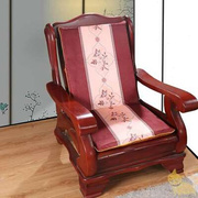 实木沙发坐垫靠垫一体老式凉椅垫中式木，椅子红木三人沙发垫带靠背