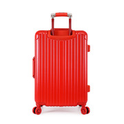 铝框旅行箱abs+pc24寸万向轮学生行李箱时尚护角拉杆箱，20寸登机箱