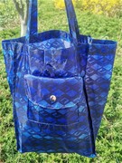 外单原包装花色可折叠手提收纳袋，购物袋环保袋袋布袋尼龙袋子