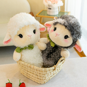 可爱小羊抱枕创意绵羊，公仔安抚儿童搂抱送男女友生日礼物靠枕摆件
