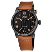 Mido男式手表流行时尚棕色皮带腕表全球购M0326073605099