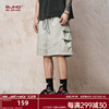 BJHG美式速干工装短裤男夏季潮牌宽松高级感灰色运动休闲裤子