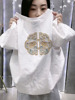 新中式国风潮牌女装白色纯棉，短袖t恤2024夏季宽松显瘦上衣女