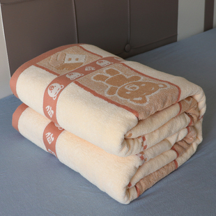 纯棉单人双人老式毛巾被，全棉加厚毛巾毯子线毯，午睡空调毯盖毯夏季