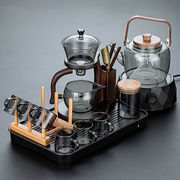玻璃自动茶具套装功夫茶家用磁吸感应出水懒人泡茶器创意自主