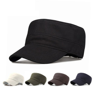 夏季韩版平顶帽时尚棒球帽纯棉帽遮阳帽户外帽子男女士