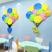 幼儿园墙贴面装饰环境创意，材料文化主题教室布置背景，亚克力3d立体