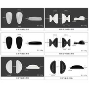 眼镜防滑气囊鼻垫硅胶增高鼻托贴片板材眼睛，鼻梁减压垫粘贴防脱落