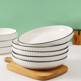 北欧碗碟套装家用2023简约现代餐具套装陶瓷盘子，碗乔迁碗盘筷