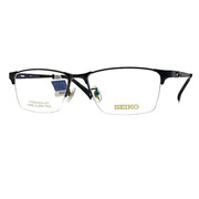 seiko精工镜架hc-1025男士，商务半框光学轻质，可配镜片近视眼镜架