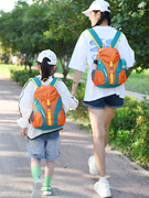 户外运动双肩包女2024骑行包儿童旅游小背包轻便多功能登山包