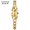 TAISIGE品牌手表钨钢手链表时尚方形小表经典女士手表