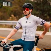 兰帕达夏季自行车骑行服男套装透气短袖上衣骑行短裤公路车衣服