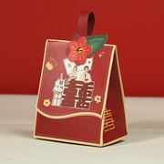 创意中式糖盒婚礼结婚专用喜糖盒子装糖果包装盒，空盒纸盒喜糖袋子