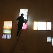 简约现代床头灯壁灯楼梯灯过道卧室餐厅艺术客厅个性创意布艺墙灯