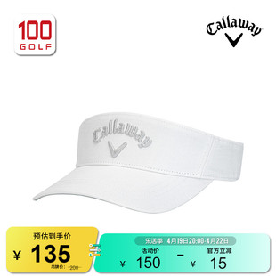 Callaway/卡拉威高尔夫球帽女24BASIC时尚多色运动遮阳无顶帽