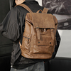 时尚潮流双肩包 韩版男包休闲书包大容量旅行背包街头电脑包