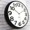 康巴丝挂钟客厅静音现代简约圆形时钟，个性创意时尚立体石英钟表