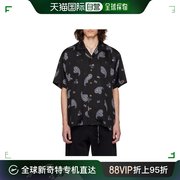香港直邮Mastermind JAPAN 图案印花短袖衬衫 MW24S12SH026401