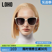 LOHO太阳眼镜2024女潮时尚gm大脸显瘦大框偏光防紫外线晒墨镜