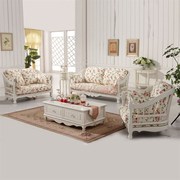 韩式田园实木沙发组合独立贵妃椅客厅 小户型橡木沙发简约欧