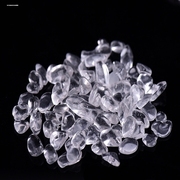 水晶碎石白水晶消磁石净化枕头透亮水晶石小颗粒