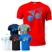 yonex尤尼克斯网球羽毛球，服男速干透气圆领t恤短袖比赛服